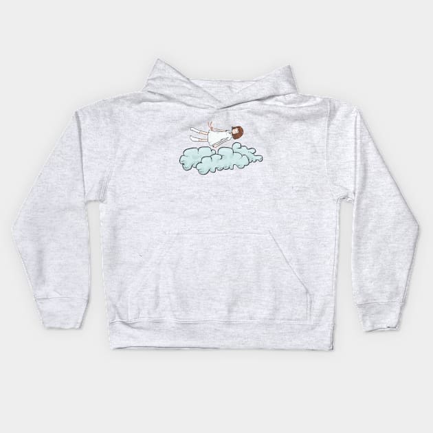 Sleepy Girl,dream, Gentle Girl, I Love Sleeping Kids Hoodie by hossamahmed